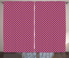 Polka Dot Inspired Pattern Curtain