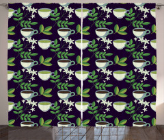 Healthy Organic Tea Curtain