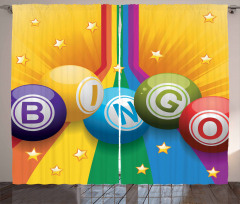 Colorful Balls Rainbow Curtain