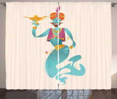 Genie with Magic Tool Curtain