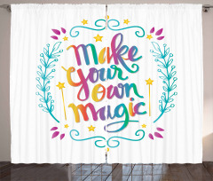 Make Your Magic Message Curtain