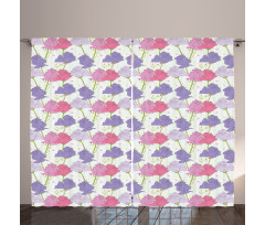 Spring Rose Garden Curtain