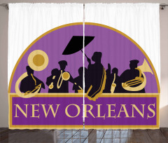 French Quarter Band Curtain