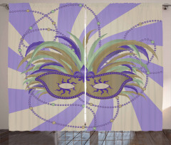 Masquerade Masks Curtain