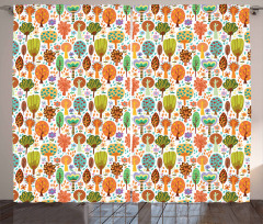 Spring Nature Habitat Curtain