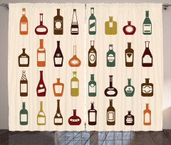 Alcoholic Strong Drinks Curtain
