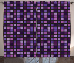 Beveled Square Mosaic Tile Curtain
