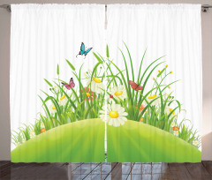 Summer Hill Wildflowers Curtain