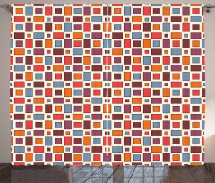 Squares Rectangles Curtain