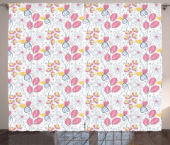 Spring Blooms Pattern Curtain