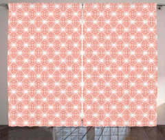 Hexagon Tiles Oriental Curtain