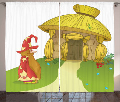 Fantasy Fairy Land Nursery Curtain