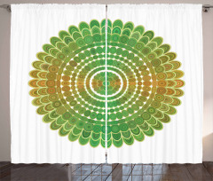 Circle Scale Pattern Curtain