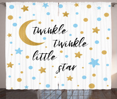 Bed Time Lullaby Concept Curtain