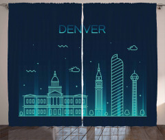 Denver Metropolis Landmark Curtain