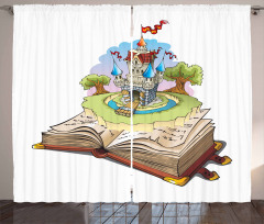 Fantasy Book World Curtain