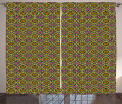 Lively Rhombus-shape Pattern Curtain