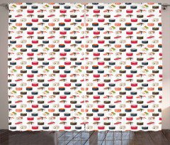 Various Yummy Graphic Rolls Curtain