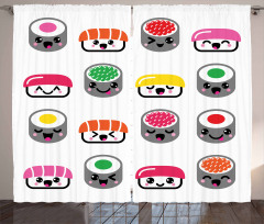 Kawaii Style Sushi Curtain