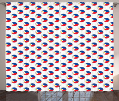 Circles with Flag Curtain