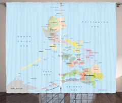 Map Cities with Seas Curtain