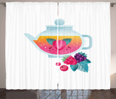 Tea Cup Aromatic Drink Curtain
