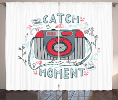 Catch the Moment Calligraphy Curtain