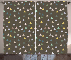 Simple Triangle Shapes Curtain