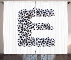 Balls Hexagon Motifs Curtain