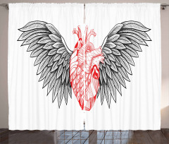 Realist Human Heart Curtain