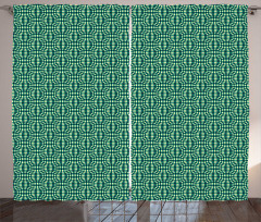 Rectangles and Squares Design Curtain