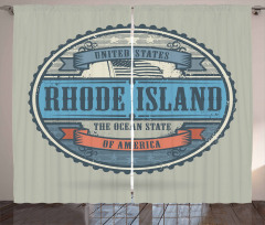 Ocean State of USA Curtain