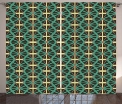 Crossed Mosaic Curtain