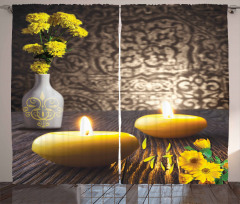 Oriental Meditative Candles Curtain