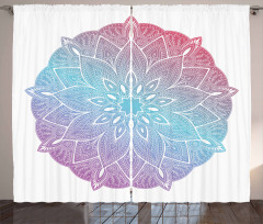 Pastel Universe Design Curtain