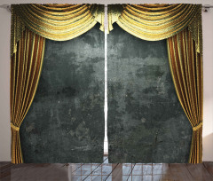 Theater Stage Classical Scene Curtain