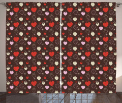 Strawberry Flowers Curtain