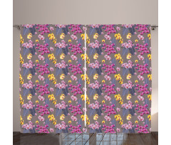 Jungle Wild Petals Island Curtain