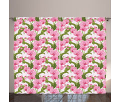 Wild Floral Spring Feminine Curtain