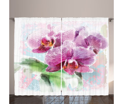 Posy of Hawaiian Plant Art Curtain