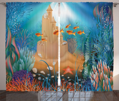 Fish Corals and Castle Curtain