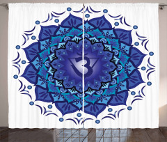 Lotus Ajna Chakra Yoga Curtain