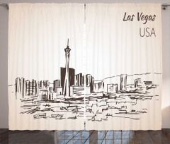 Nevada State Hand Drawn Curtain