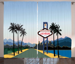 Nevada America in Cartoon Curtain