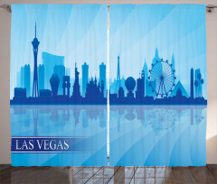 American City Silhouette Curtain