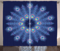 Mystical Feathers Curtain