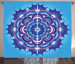 Middle Eastern Motif Petals Curtain