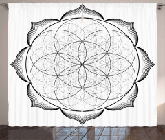 Flower of Life Middle East Curtain