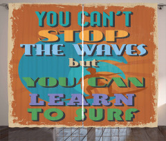 You Can Learn to Surf Curtain