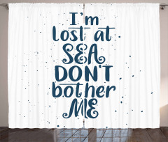 I Am Lost at the Sea Curtain